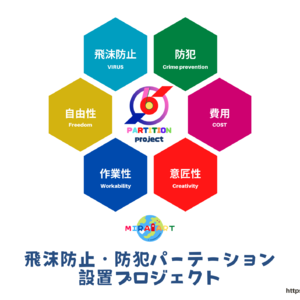 コロナ対策にうってつけ！オーダーメイドで作れるパーテーション